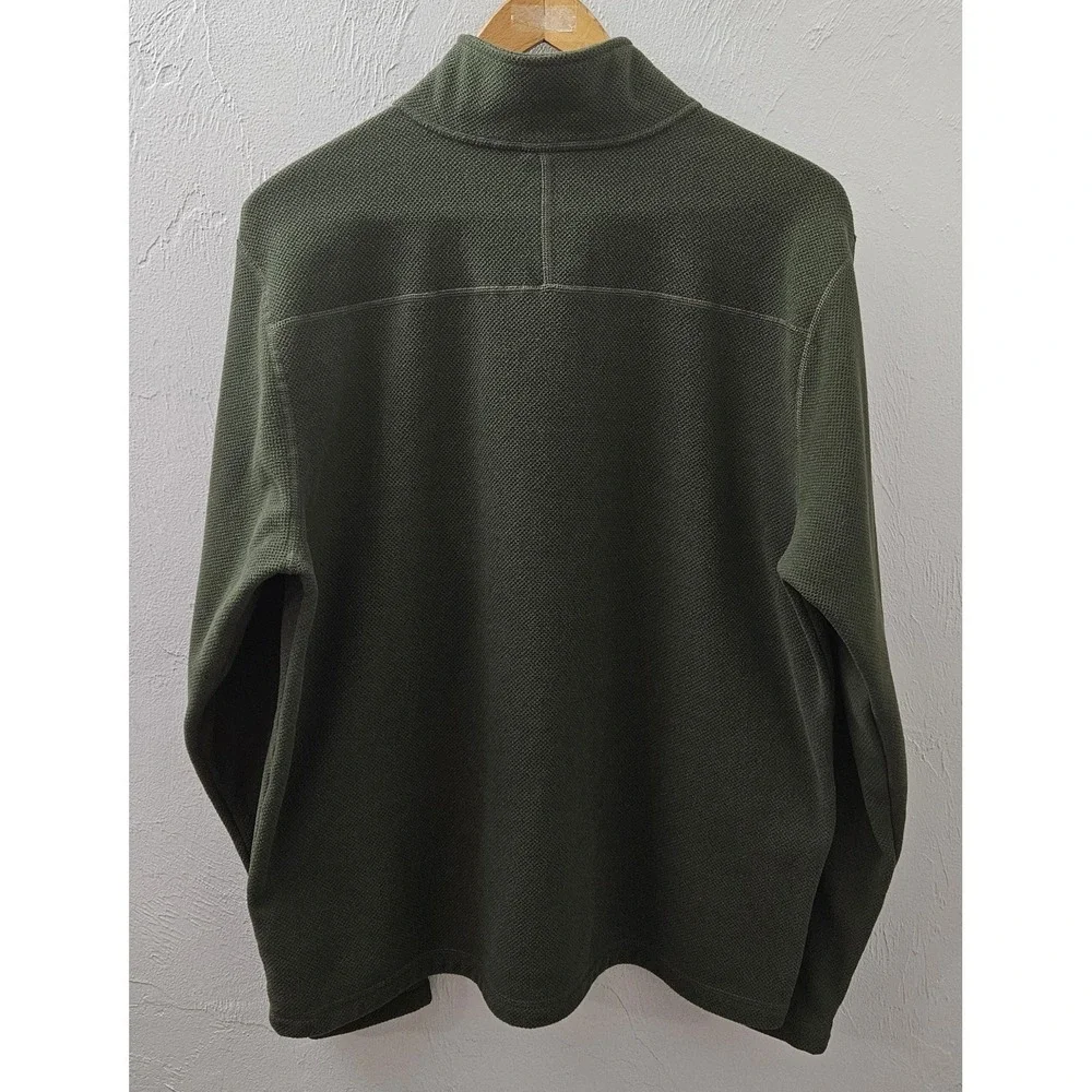 The North Face Men's Dark Green 1/2 Zip Long Sleeve Pullover‎ Men's Size XL